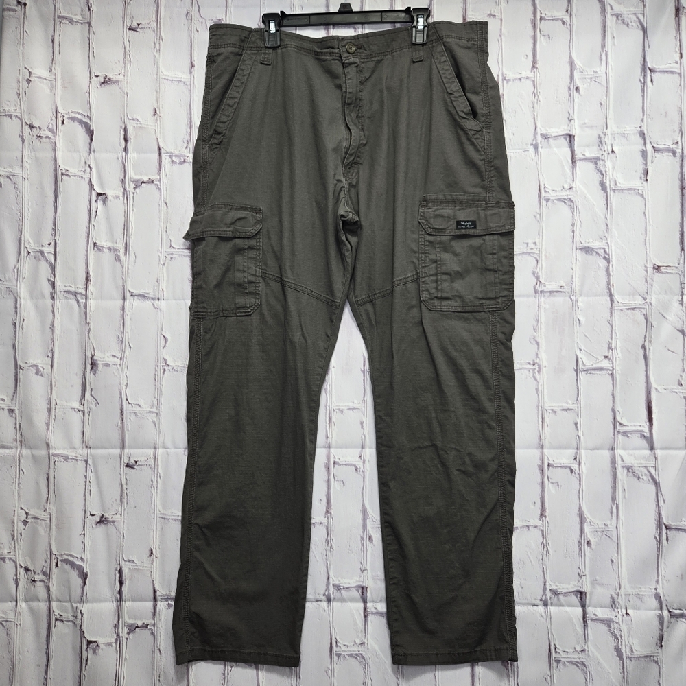 Wrangle Cargo Pants Men's Sz‎ 40x32 Workwear Casual Gray Cotton Blend Stretchy